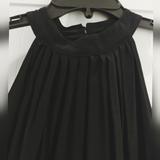 Zara Dresses | Classy Boho Chic Dress W Neck Closure/ Cutout Back | Color: Black | Size: S