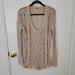 Free People Sweaters | Free People Tan Long Pullover Sweater | Color: Tan | Size: Xs