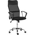 HOMCOM Fauteuil de bureau manager grand confort dossier ergonomique hauteur assise réglable