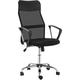 HOMCOM Fauteuil de bureau manager grand confort dossier ergonomique hauteur assise réglable