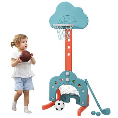 Costway 3-in-1 Kids Basketball Hoop Set with Balls...