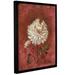 Red Barrel Studio® 'Garden Flower I' - Painting Print Metal in Green/Red | 32 H x 24 W x 2 D in | Wayfair 7760DC995A494276BF9D9872EA8580FF