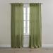 Wide Width Poly Cotton Canvas Back-Tab Panel by BrylaneHome in Sage (Size 48" W 96" L) Window Curtain