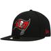 Men's New Era Black Tampa Bay Buccaneers Omaha 59FIFTY Fitted Hat