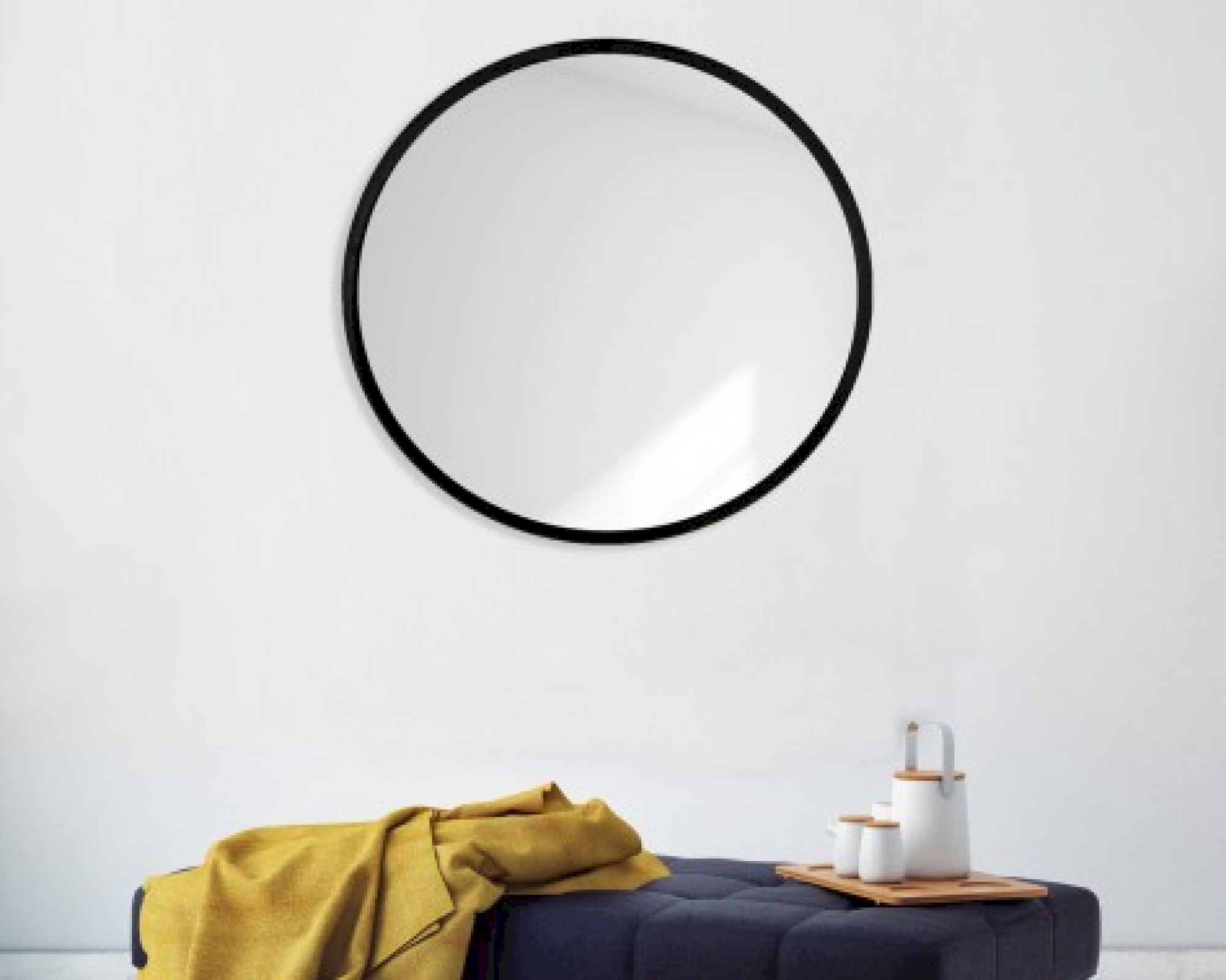die Faktorei »Round« Spiegel schwarz Ø 60 cm Image