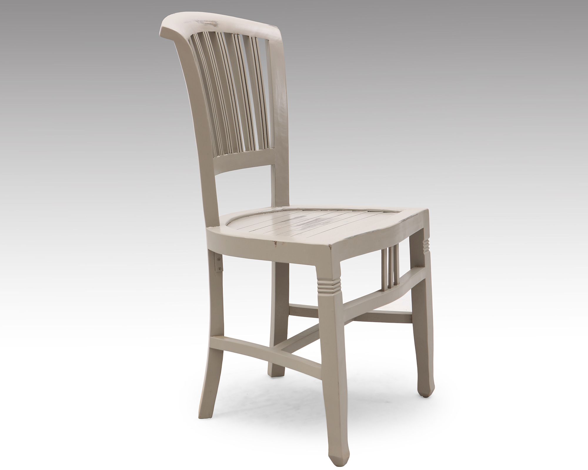 SIT SPA antik used look Akazie massiv Stuhl 9752-97 Image