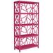 David Francis Furniture 72" H x 36" W Wood Etagere Bookcase Wood in Pink | 72 H x 36 W x 16 D in | Wayfair L7080-S139