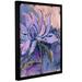 Red Barrel Studio® Blush Lily by Pamela J. Wingard - Print 24.0 H x 18.0 W x 2.0 D in blue/indigo/pinkCanvas in Black Framed | Wayfair