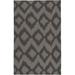 Brown/Gray 96 x 30 x 0.16 in Indoor Area Rug - Dakota Fields Baptista Geometric Handwoven Gray/Brown Area Rug | 96 H x 30 W x 0.16 D in | Wayfair