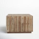 Joss & Main Fonda Coffee Table Wood in Gray | 18 H x 27.5 W x 27.5 D in | Wayfair 87670CBD8A4E4B6391E269898315A760