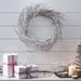 Etta Avenue™ Christmas 24" Lighted Metal Wreath Metal in White | 3.95 H x 24 W x 24 D in | Wayfair 92FC707D097E4FE89156C773F719401A