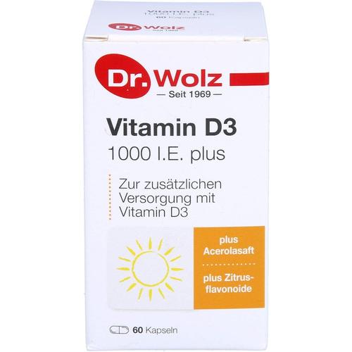 Dr. Wolz – VITAMIN D3 1.000 I.E. plus Dr.Wolz Kapseln Vitamine