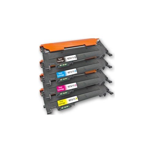 Toner kompatibel HP 117A BK / 117A C / 117A M / 117A Y / W2070A - W2073A Sparset 4 Toner mit Chip alle Farben von D&C