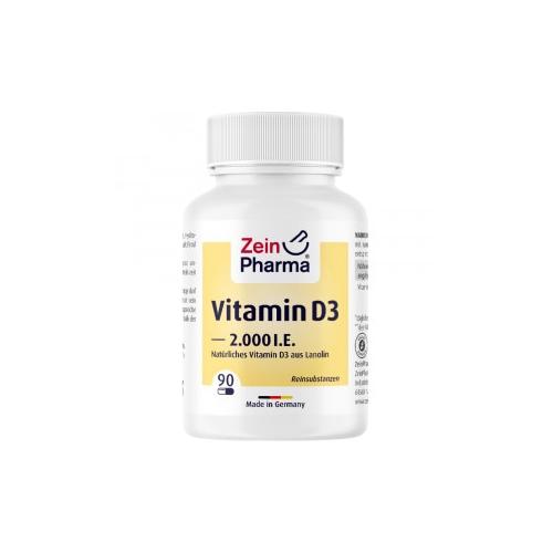 Zein Pharma – VITAMIN D3 2000 I.E. Kapseln Vitamine