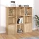 vidaXL Book Cabinet Sonoma Oak 98x30x98 cm Engineered Wood