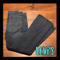 Levi's Jeans | Levi’s 515 Boot It Levis Dark Denim Jeans | Color: Blue | Size: 33w 32l