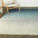 Blue/White 63 x 1.18 in Area Rug - Rosecliff Heights Honea Ombre White/Blue Area Rug Polypropylene | 63 W x 1.18 D in | Wayfair