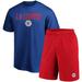 "Men's Fanatics Branded Royal/Red LA Clippers T-Shirt & Shorts Combo Pack"