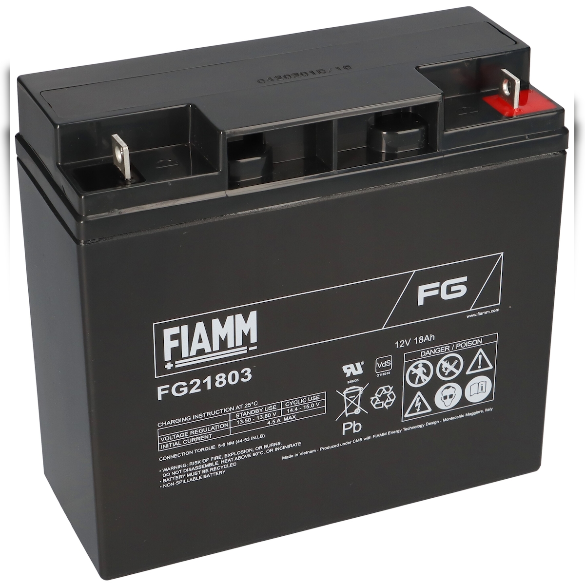 Fiamm Blei-Akku FG21803 Pb 12V / 18Ah M5 Image