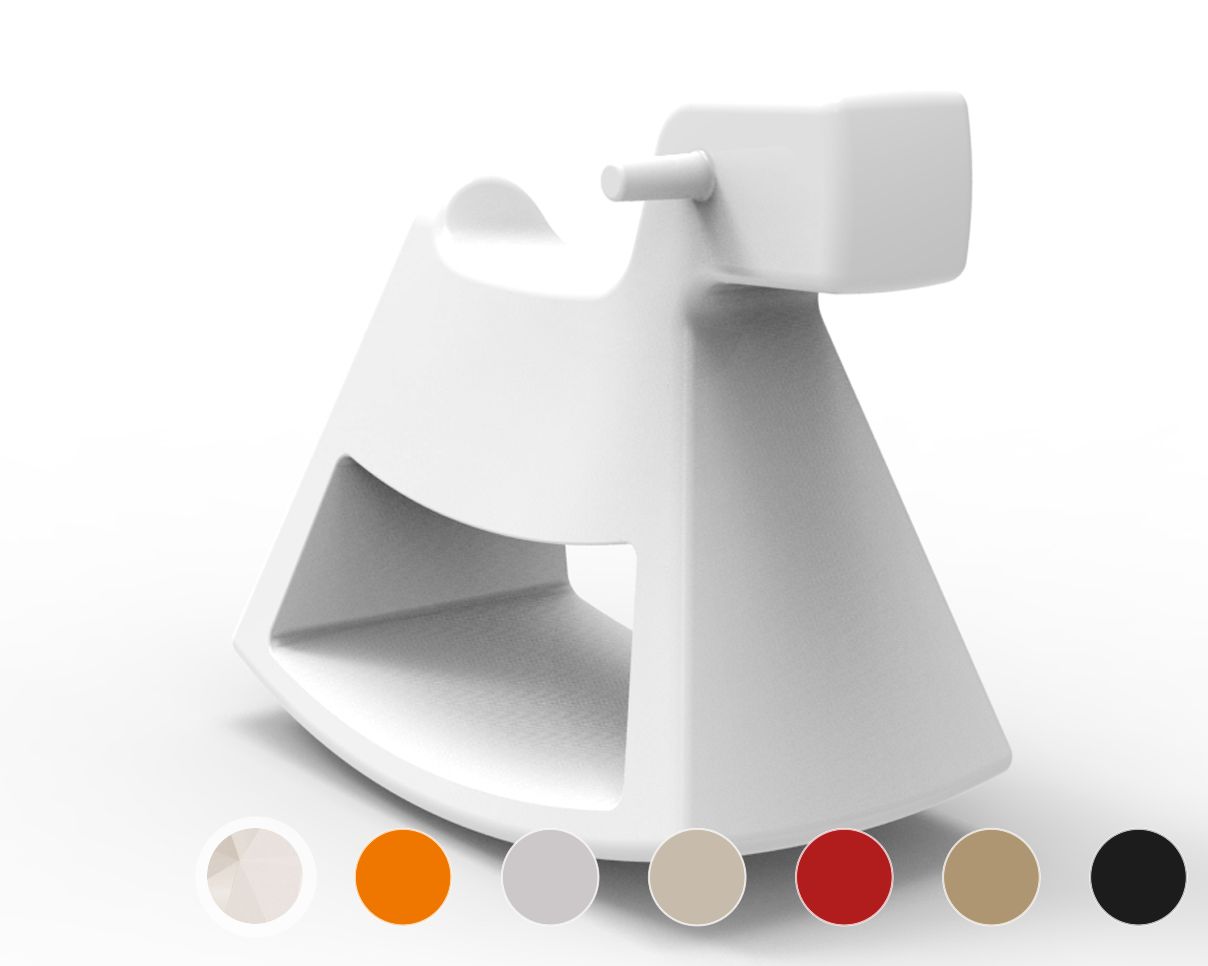 Vondom »ROSINANTE« Schaukelpferd 36x76x55 cm / Basic Matt / Black Image