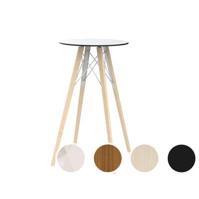 Vondom »FAZ Wood« Bartisch 50x105 cm / Black / Eschenholz dunkel Image