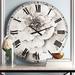 Willa Arlo™ Interiors Indigold Peonies I - Traditional wall clock Metal in Gray | 29 H x 29 W x 1 D in | Wayfair 8BB5FBF38A314A5DAD714A805BB68F7F