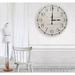 Gracie Oaks Oversized Farmhouse Wall Clock Solid Wood in White | 36 H x 36 W x 2 D in | Wayfair 1726B67F4A864281A623A5780C08874E
