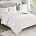 White Noise All Season Oversized 100% Cotton Down Comforter whiteDown & Feather Blend | 88 H x 68 W x 88 D in | Wayfair