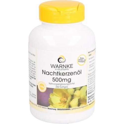 Warnke Vitalstoffe – NACHTKERZENÖL 500 mg Kapseln Mineralstoffe