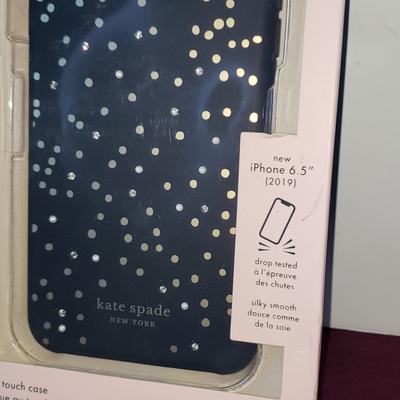 Kate Spade Accessories | New Kate Spade Iphone Case 6.5" (2019) | Color: Black/Gold | Size: 6.5"