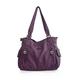 NICOLE & DORIS Hobo handbags Women Large shoulder bags Totes Laptop 15.6 in‘ strap bags large capacity purple
