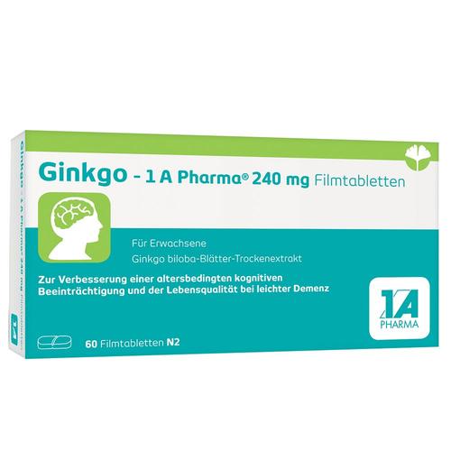 Ginkgo-1A Pharma 240 mg Filmtabletten 60 St