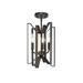 Z-Lite Marsala 9 Inch 3 Light Semi Flush Mount - 4000SF-BRZ