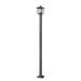 Z-Lite Aspen 109 Inch Tall Outdoor Post Lamp - 554PHMS-536P-BK