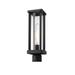 Z-Lite Glenwood 15 Inch Tall Outdoor Post Lamp - 586PHMR-BK