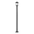 Z-Lite Beacon 104 Inch Tall 2 Light Outdoor Post Lamp - 568PHBS-536P-BK