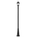Z-Lite Wakefield 116 Inch Tall Outdoor Post Lamp - 522PHM-519P-BK