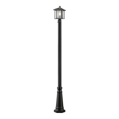 Z-Lite Aspen 108 Inch Tall Outdoor Post Lamp - 554PHM-519P-BK