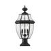 Z-Lite Westover 22 Inch Tall 3 Light Outdoor Pier Lamp - 580PHB-533PM-BK