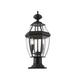 Z-Lite Westover 20 Inch Tall 2 Light Outdoor Pier Lamp - 580PHM-533PM-BK