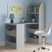 Mack & Milo™ Thure 47.5" Art Desk w/ Optional Hutch Wood in Gray | 55.47 H x 47.5 W x 23.6 D in | Wayfair 876DFA86983E4F88838A9B108AAE2C5E