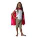 Story Book Wishes Girls' Capes Hot - Hot Pink Deluxe Satin Cape
