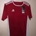 Adidas Tops | Adidas Soccer Shirt | Color: Red/White | Size: S