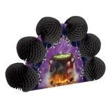 The Holiday Aisle® Cauldron & Bats Pop-Over Centerpiece in Black/Indigo | Wayfair THLA7320 40479855