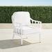 Avery Lounge Chair with Cushions in White Finish - Rain Cobalt - Frontgate