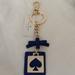 Kate Spade Accessories | Kate Spade Spade Cut Out Key Ring Hyacinth Blue | Color: Blue/Gold | Size: Os