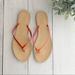 J. Crew Shoes | 3 For $30 J.Crew Coral Flip Flop Sandals | Color: Orange/Red | Size: 9