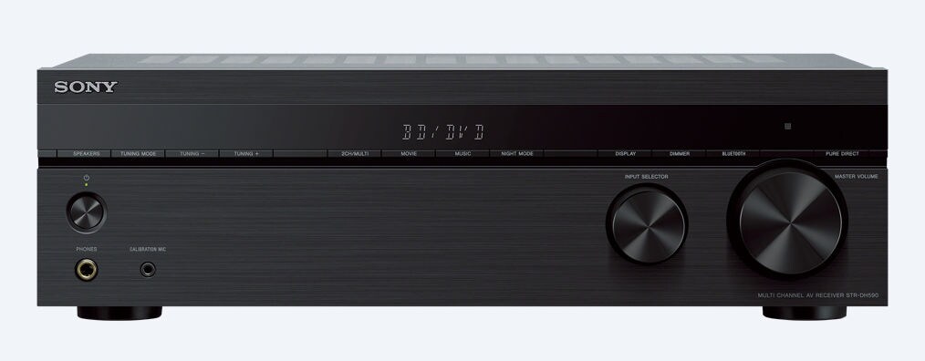 Sony STR-DH590 AV-Receiver 5.2 Kanäle Surround 3D Schwarz Image