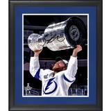 Brayden Point Tampa Bay Lightning Framed Autographed 16" x 20" 2020 Stanley Cup Champions Raising Photograph