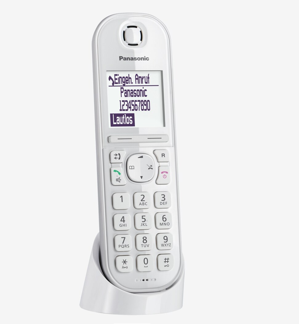 Panasonic KX-TGQ200 IP-Telefon Schwarz 4 Zeilen LCD Image